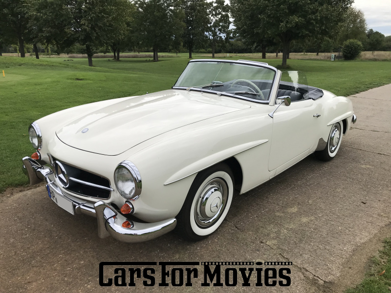 CarsForMovies | Mercedes Benz 190 SL 1955 Deutschland Weiß Blau Zivilfahrzeug Cabrio Hessen 6873 